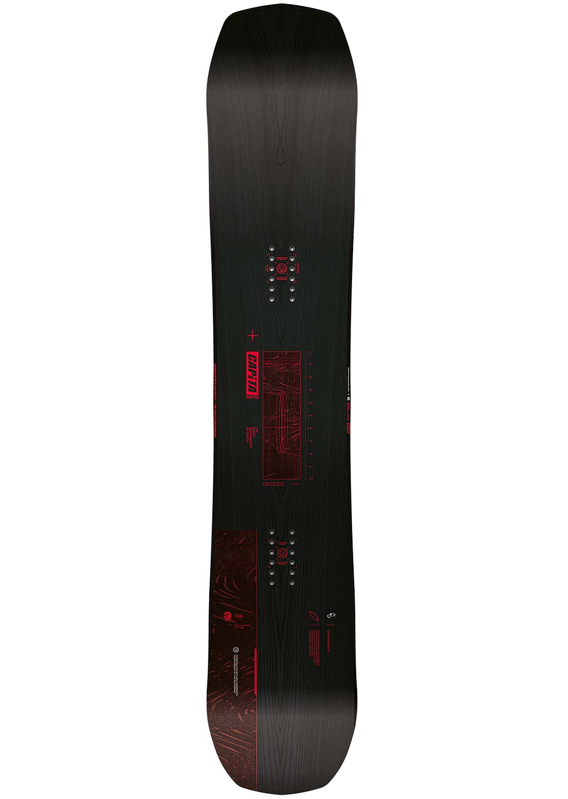 Capita Men's Black Snowboard Of Death Snowboard