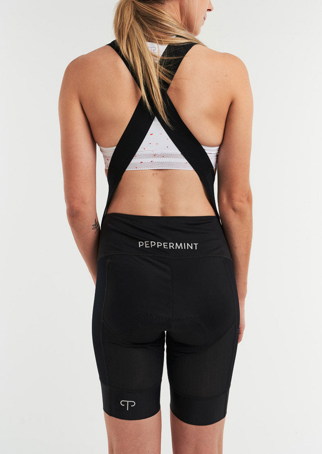 Peppermint Women's Liner Mesh Bib Shorts