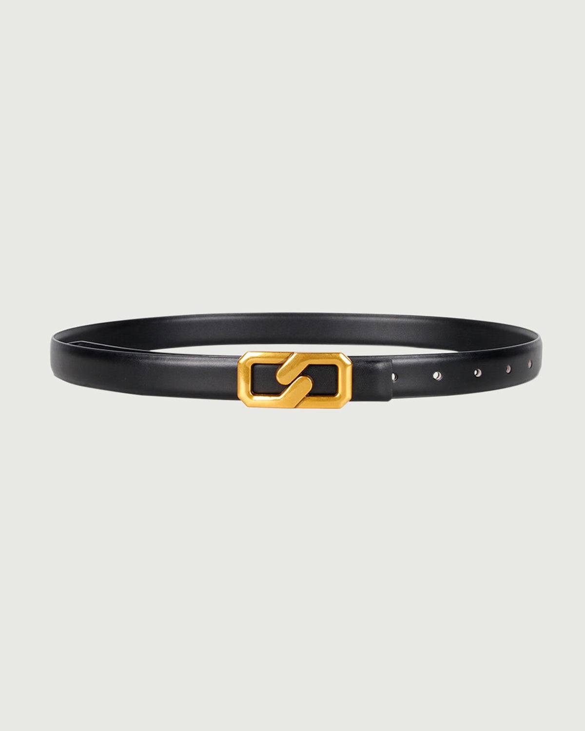 The Reversible Metal Buckle Belt Newest Online