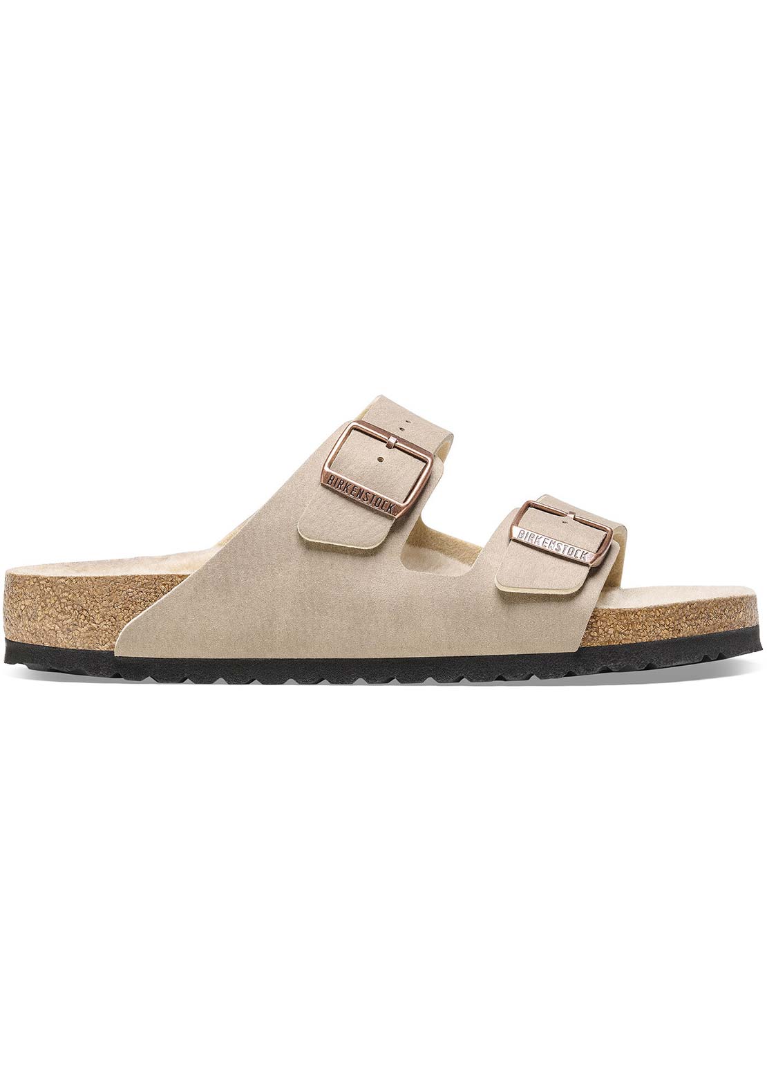 Birkenstock Women's Arizona Desert Microfiber/Shearling Narrow Sandals