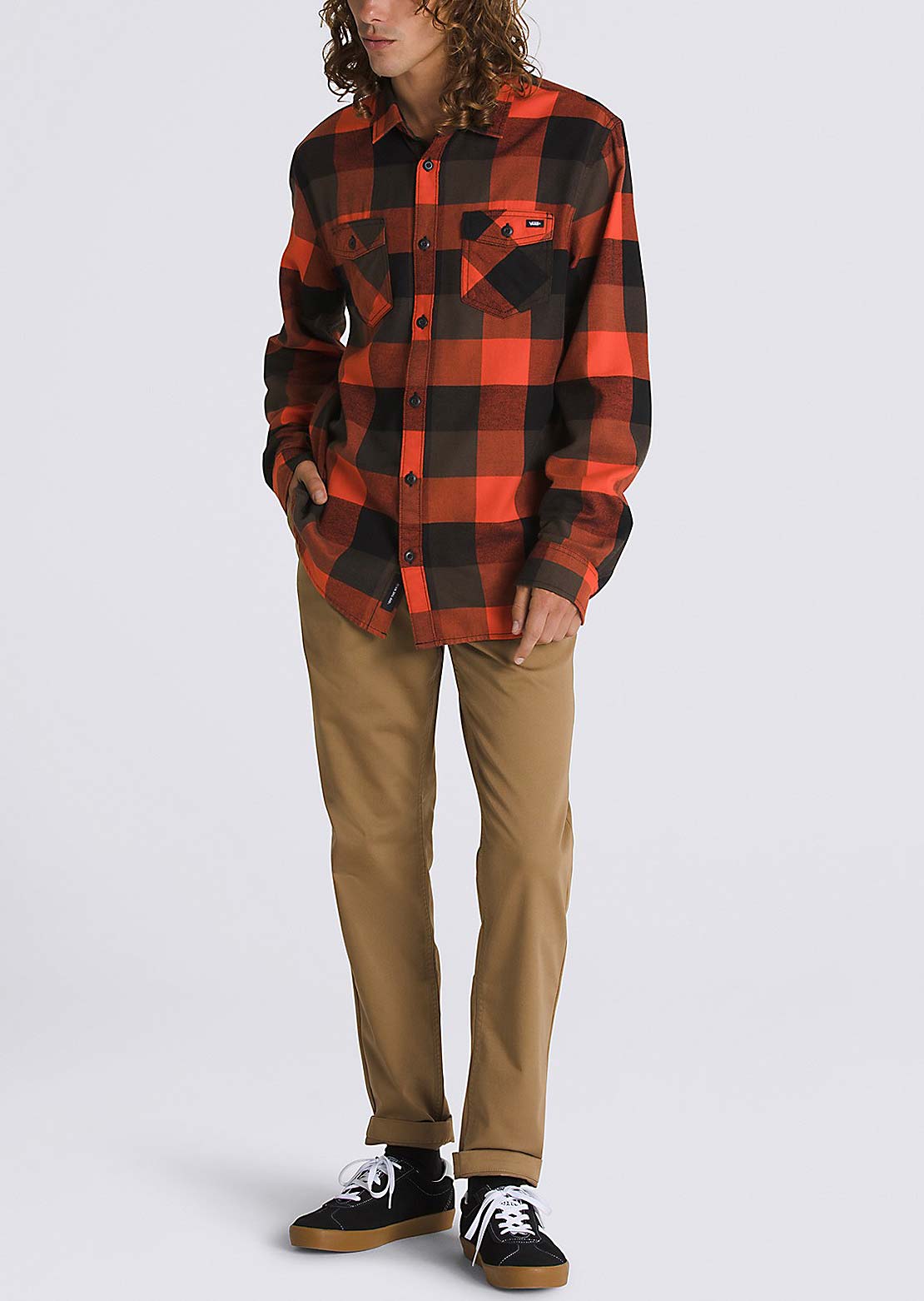 Vans Men's Box Flannel Classic Woven Button Up Shirts