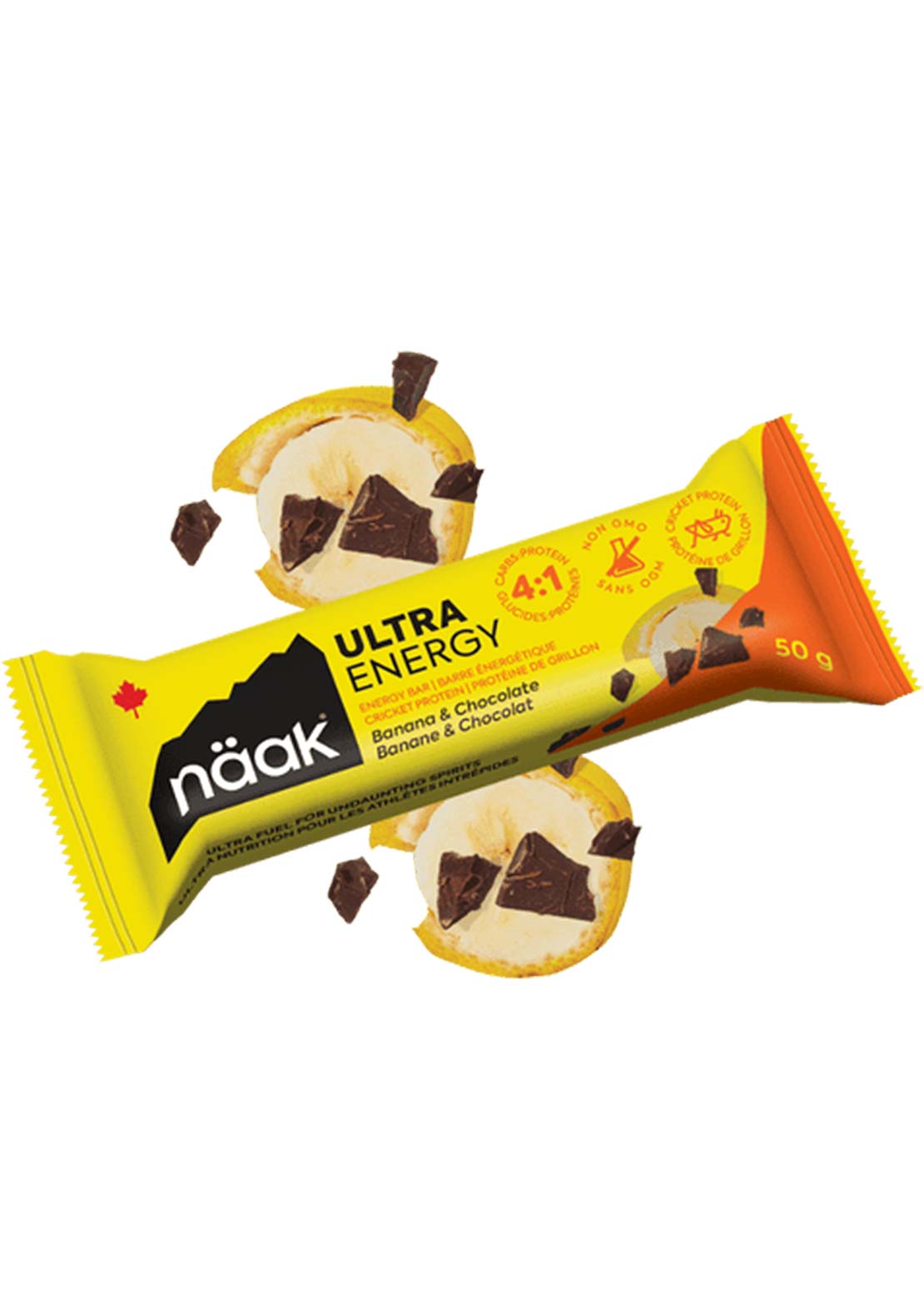 NAAK Banana & Chocolate Ultra Energy Bars Footlocker Pictures