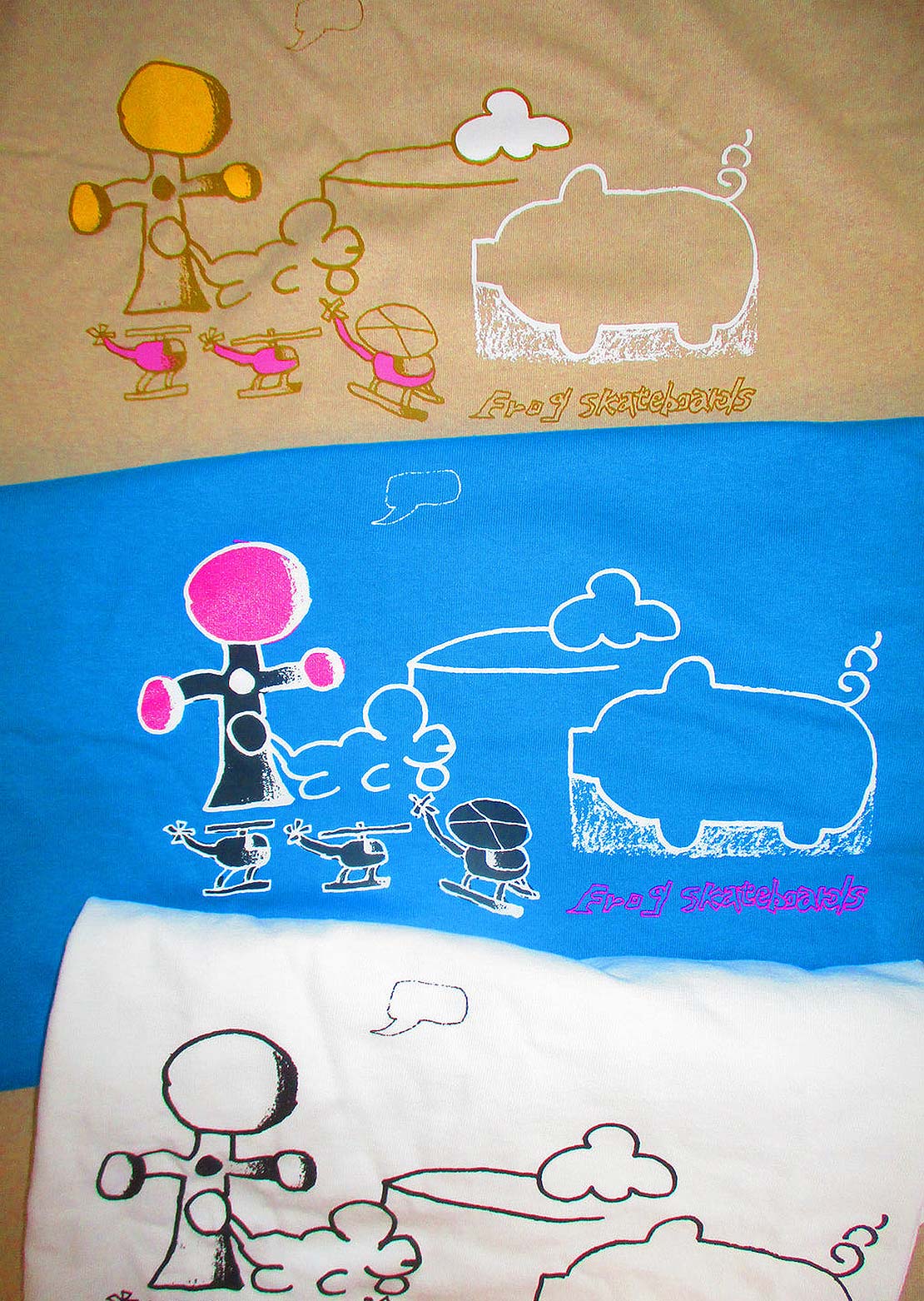 Frog Skateboards Cloud Land T-Shirt Sast For Sale