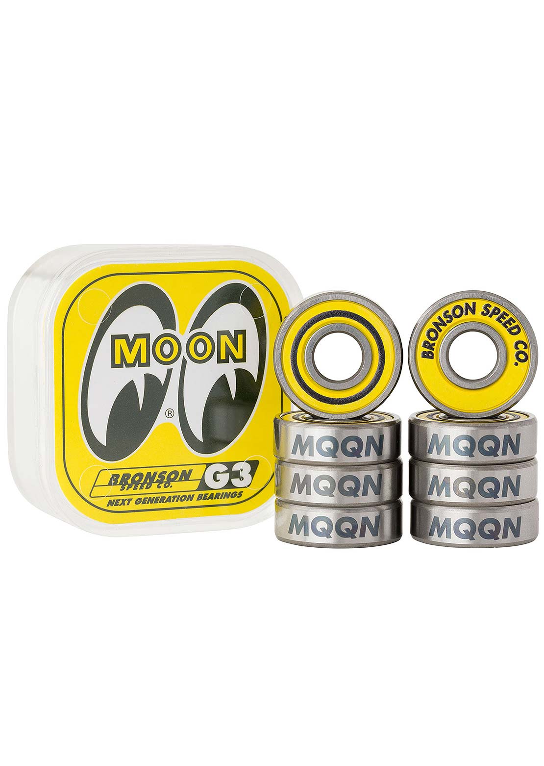 Bronson G3 Mooneyes Skateboard Bearings Discount Big Discount