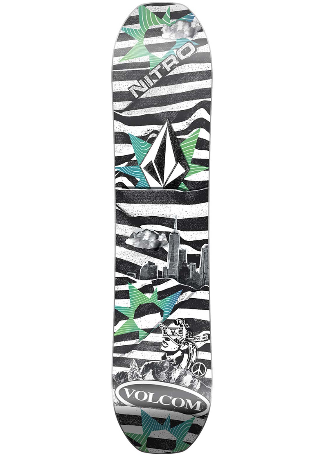 Nitro X Volcom Junior Ripper Snowboard Free Shipping Best