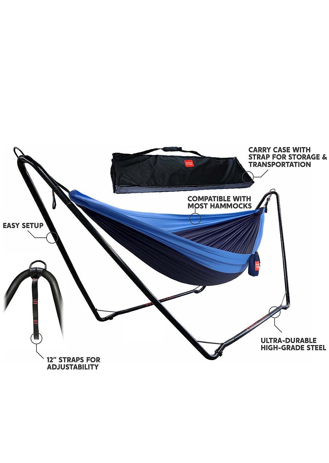 Grand Trunk Hangout Hammock Stand with Bag Cheap New Arrival