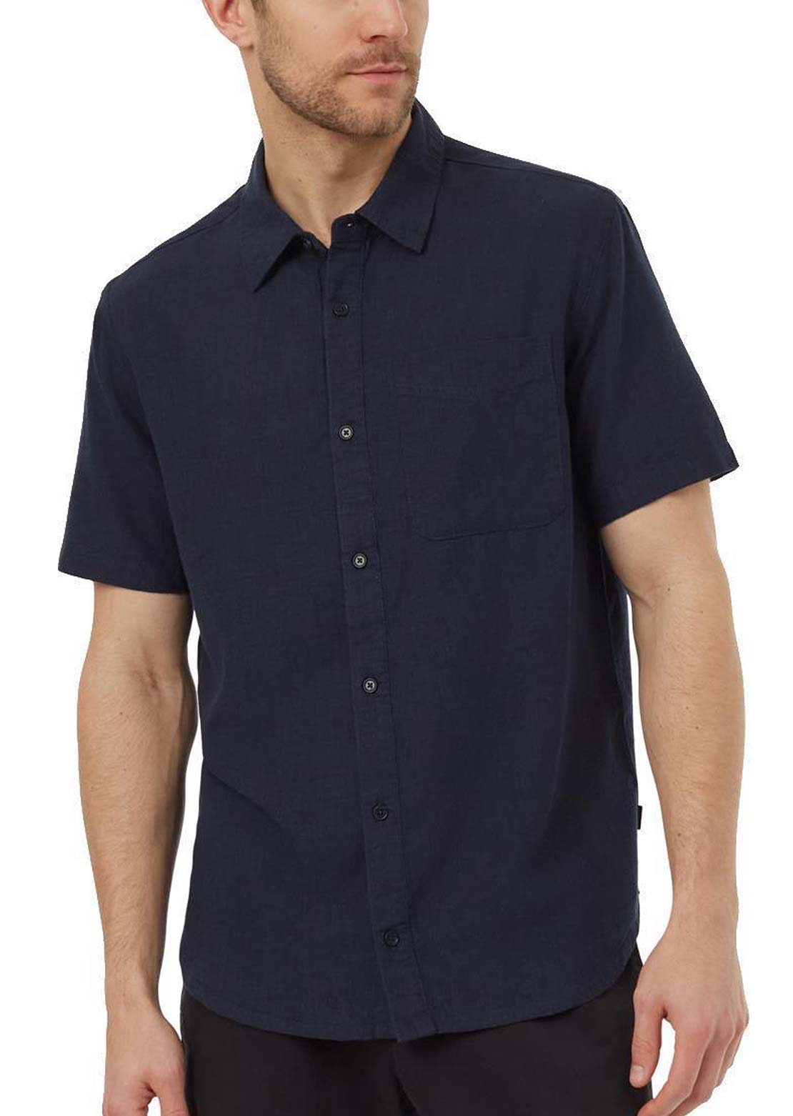 Tentree Men's Hemp Button Front Button Up Shirt