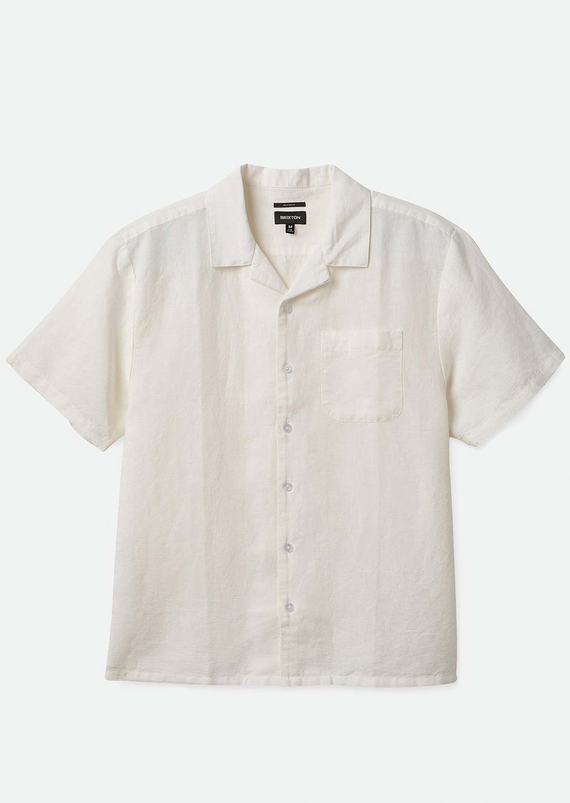 Brixton Men's Bunker Linen Blend Button Up Shirt