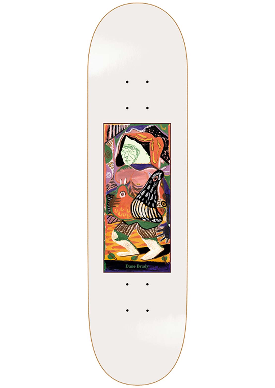 Polar Skate Co. Dane Brady Pigeons Skateboard Deck Cheap Sale Inexpensive