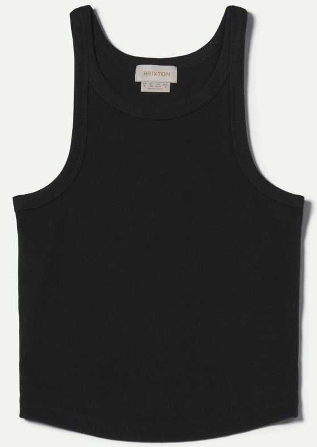 Brixton Women's Organic Rib High Neck Tank T-Shirt