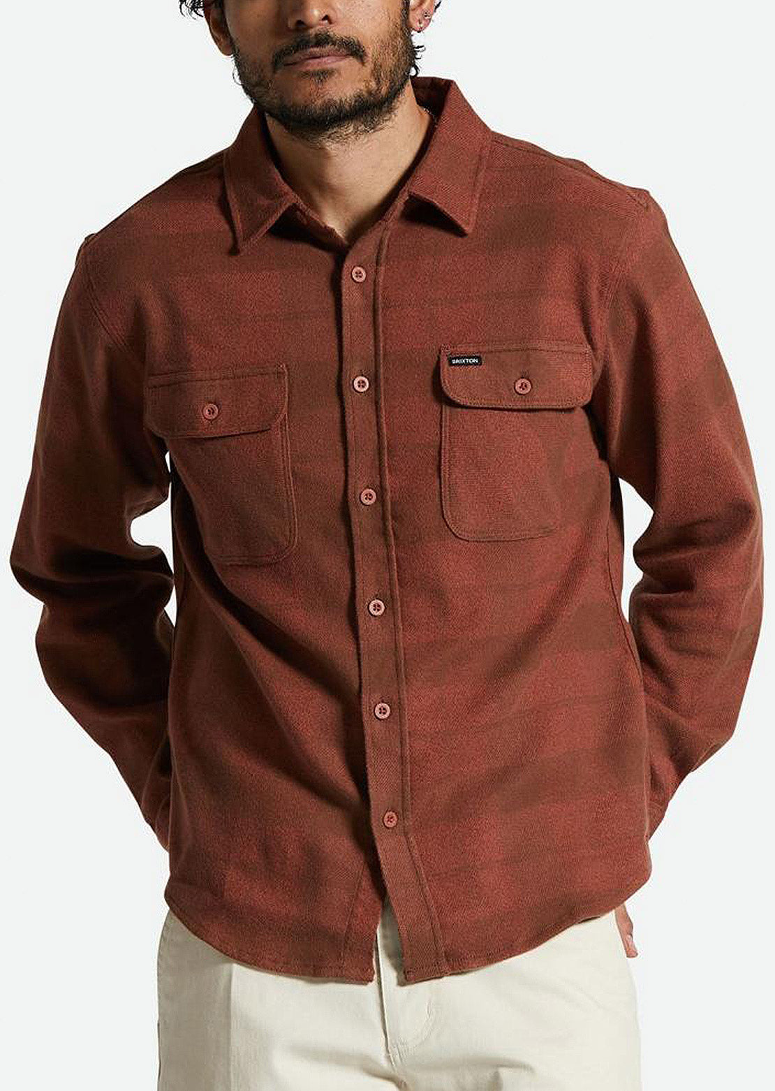 Brixton Men's Bowery Stretch WR Flannel Jacket