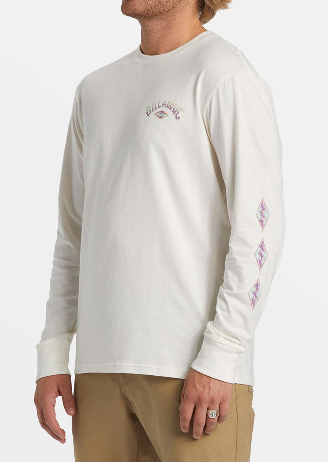 Billabong Men's Crayon Wave Crew Long Sleeve