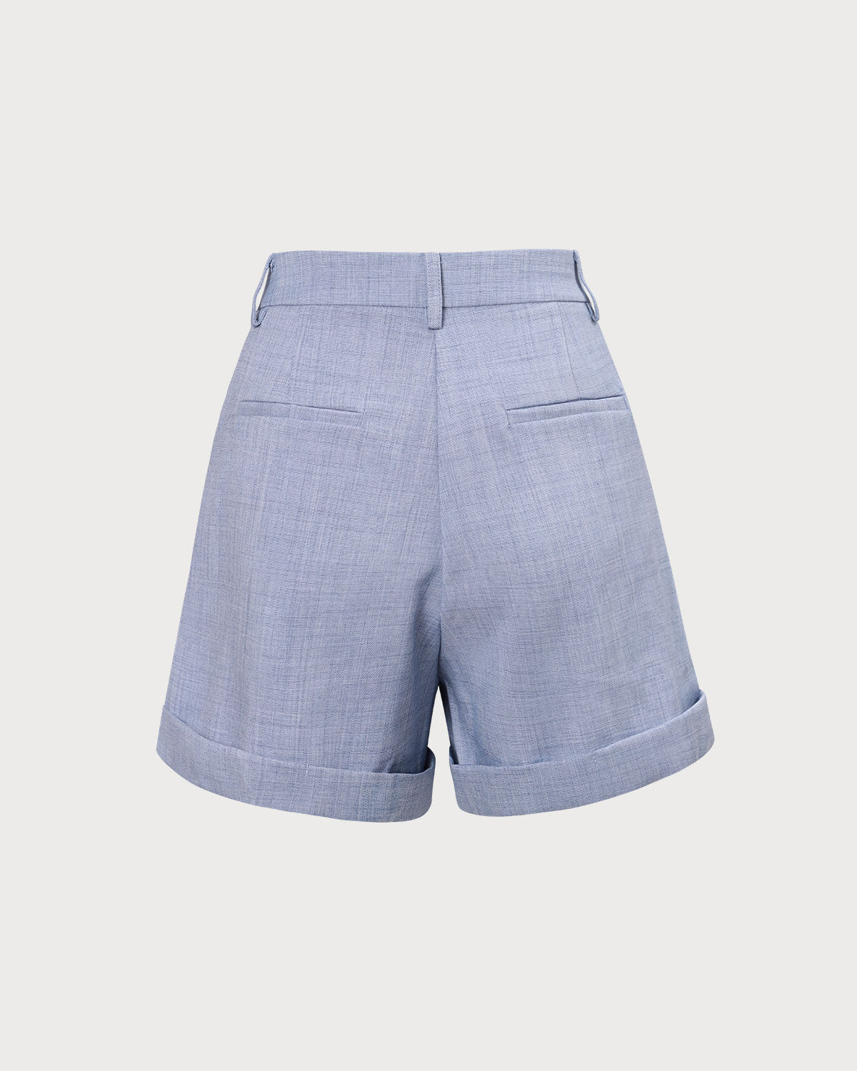 The Blue High-Waisted Pleated Shorts Buy Cheap Websites