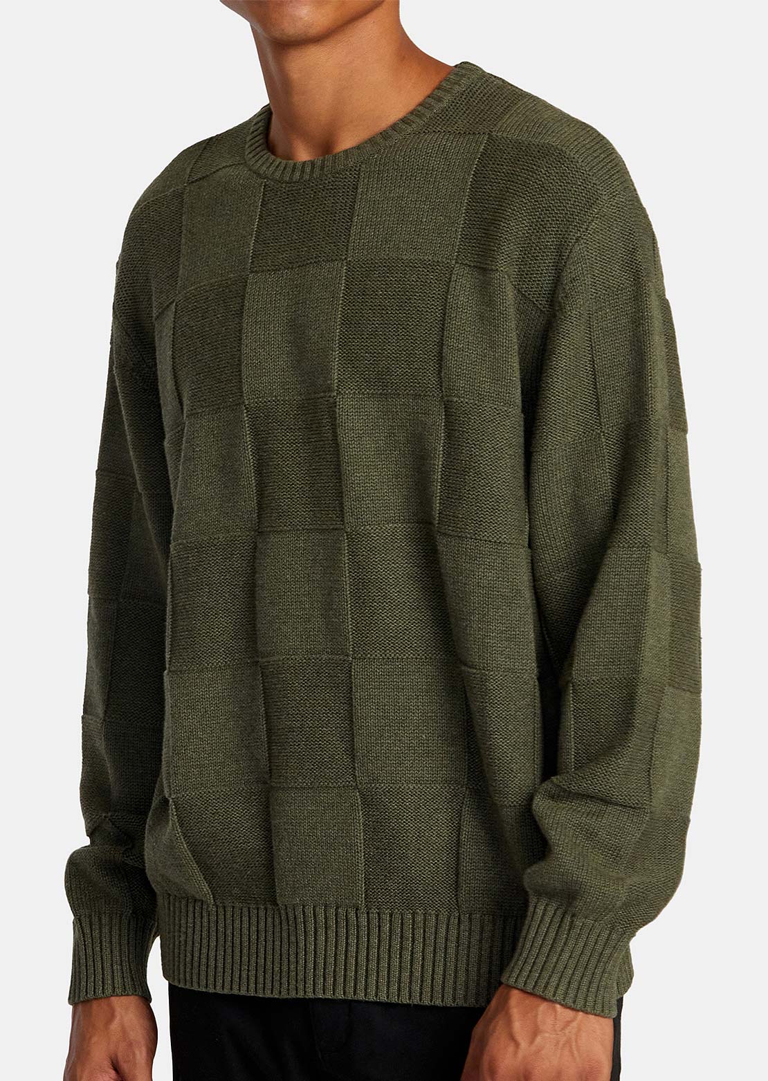 RVCA Men's Hi Grade Boro Crew Sweater