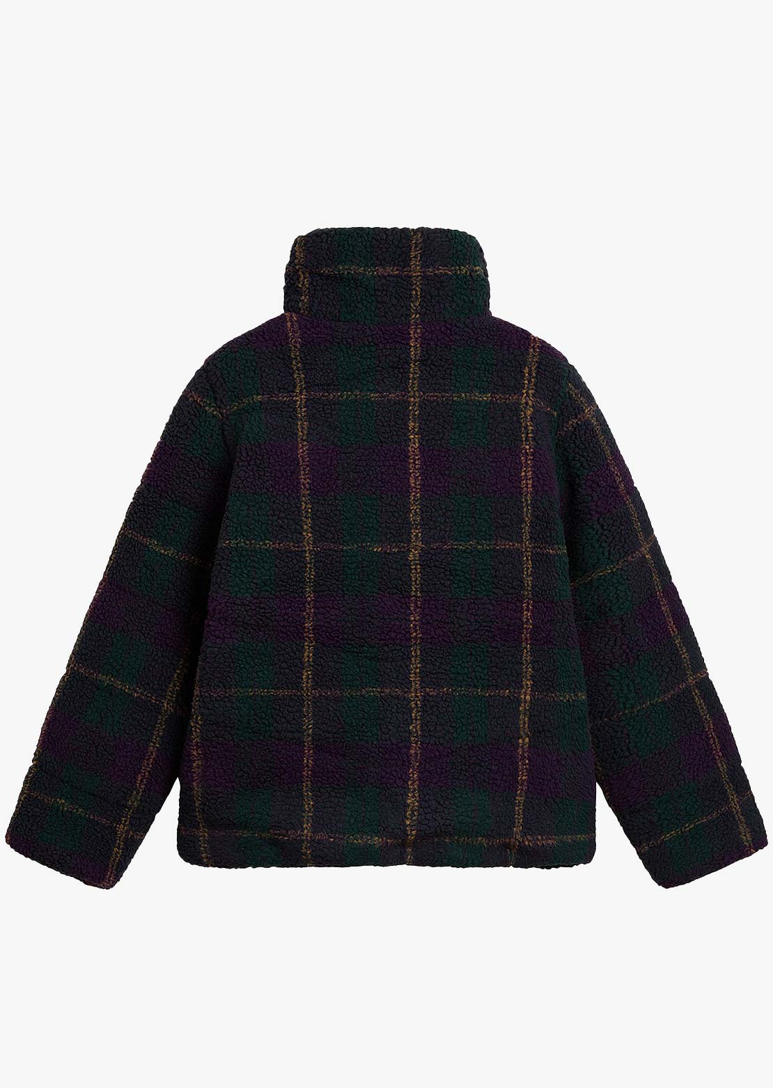 Vans Women's Foundry Plaid High Pile Puff Jacket