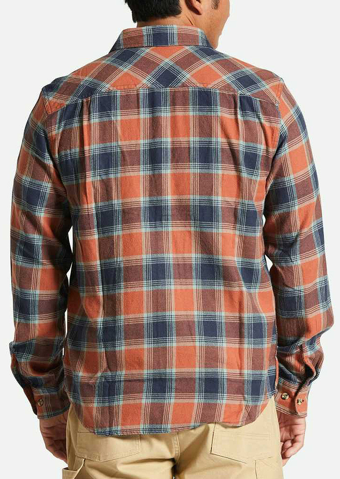 Brixton Men's Bowery LW Ultra Flannel Button Up Shirt