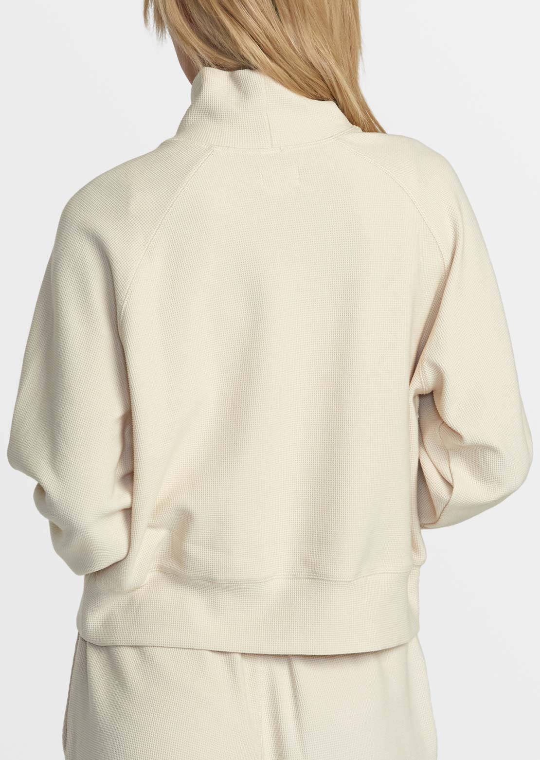 RVCA Women's Sofie Waffle Mock Neck Long Sleeve