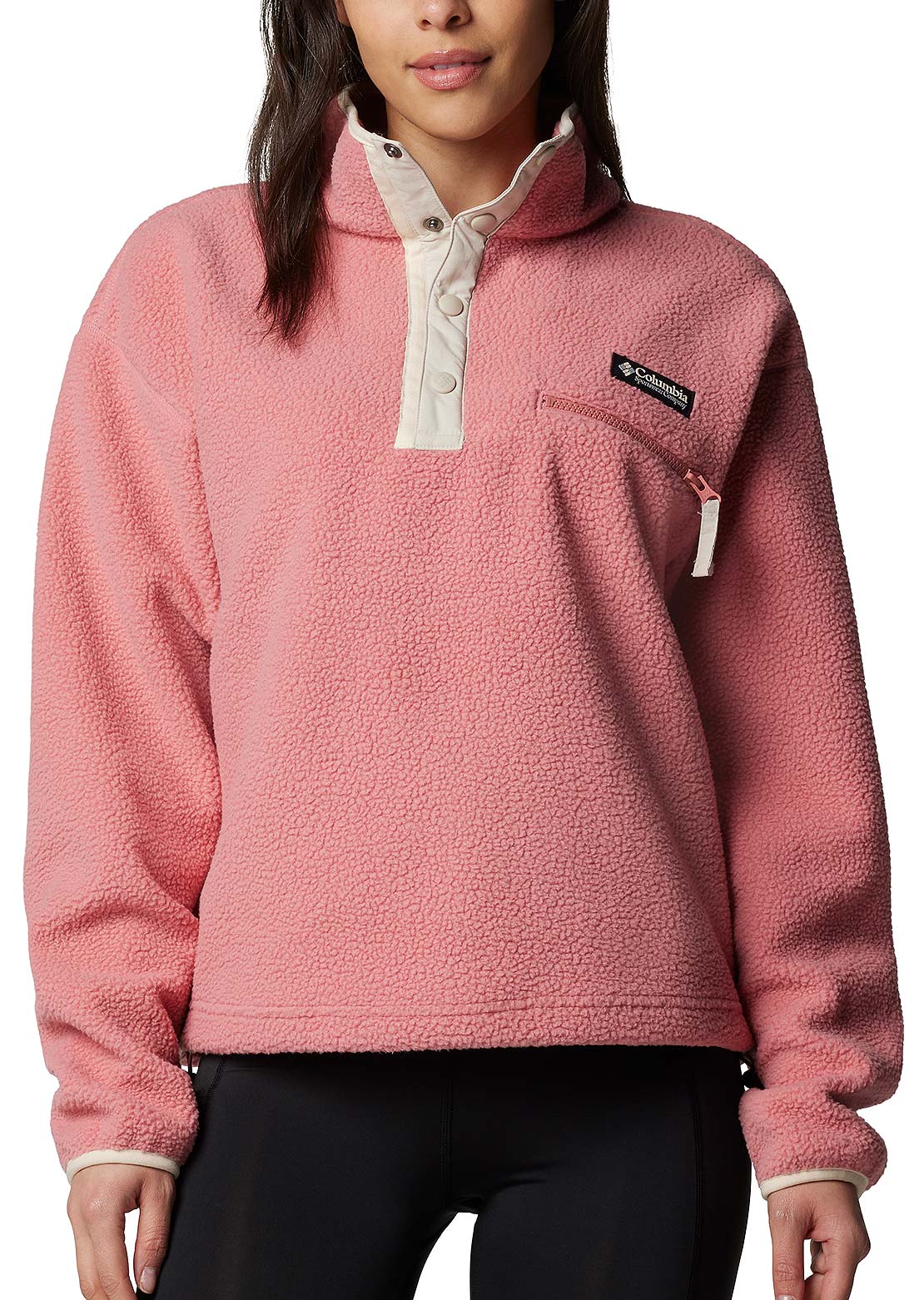 Columbia Women's Helvetia II Cropped Half Snap Fleece Jacket