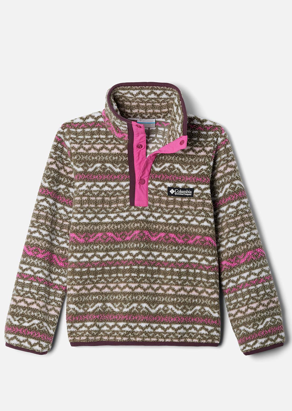 Columbia Junior Helvetia II Printed Half Snap Fleece Sale Manchester Great Sale