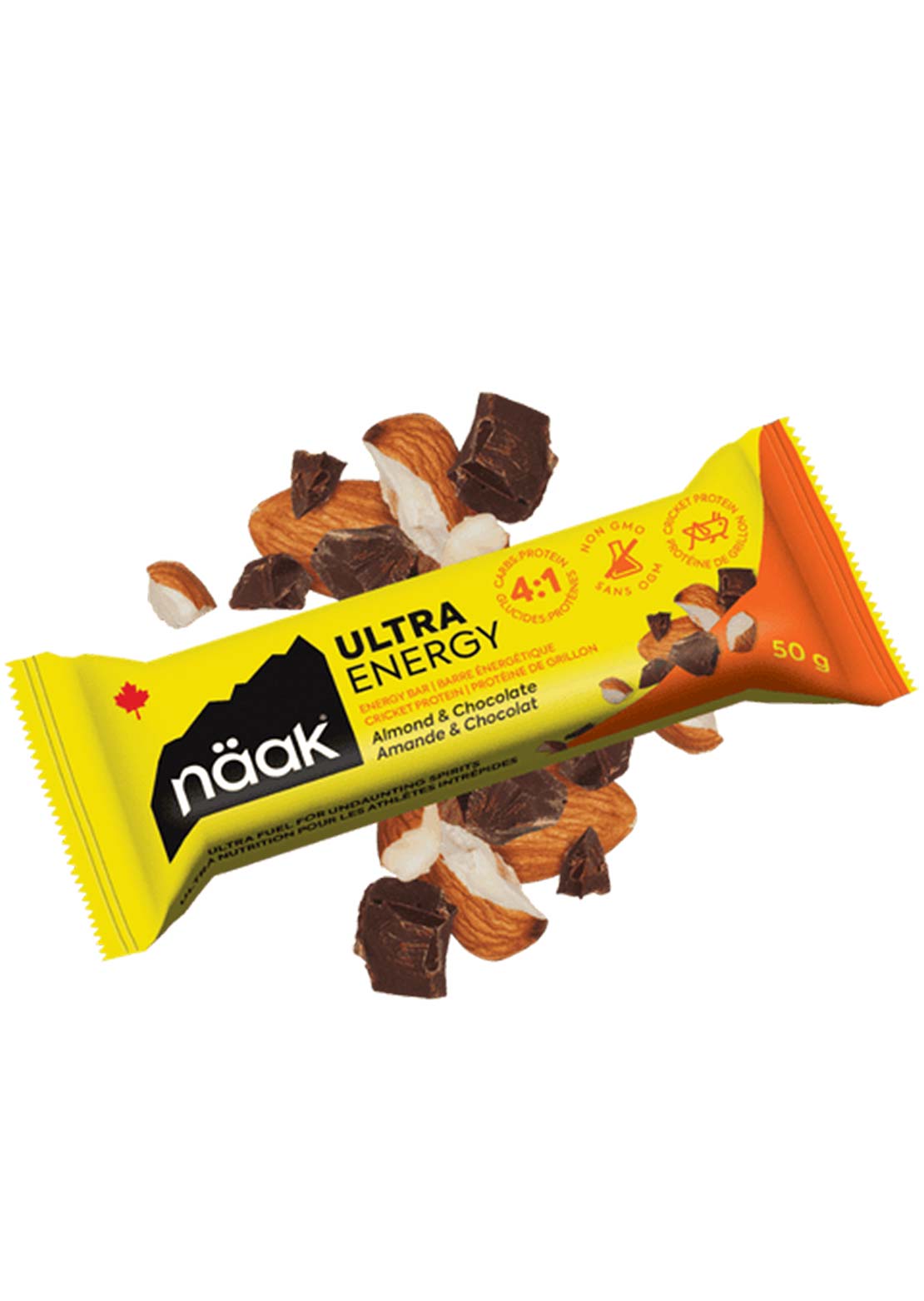 NAAK Almond & Chocolate Ultra Energy Bars Cheap Sale Free Shipping