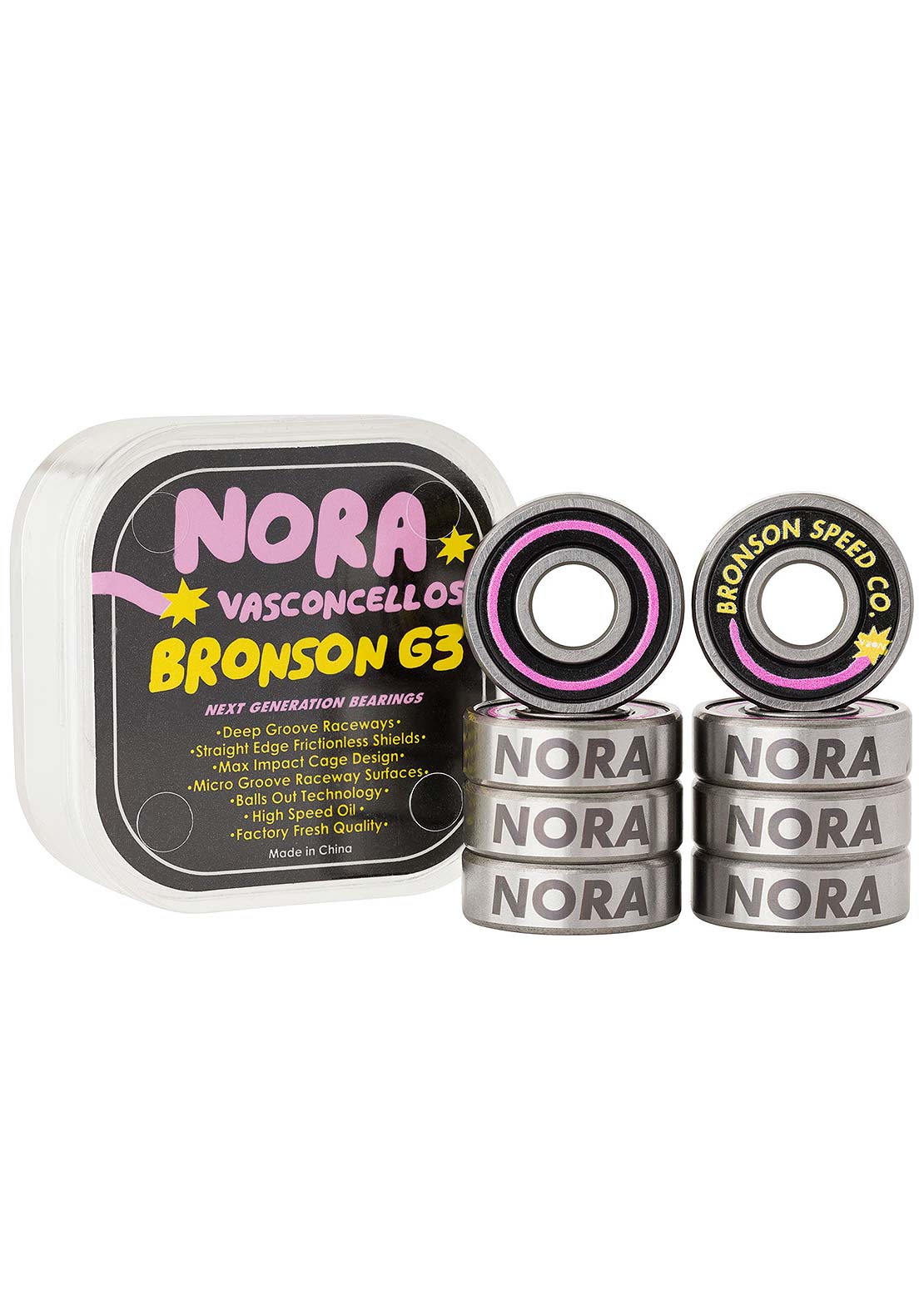 Bronson G3 Nora Vasconcellos Skateboard Bearings Online Online Outlet Sale