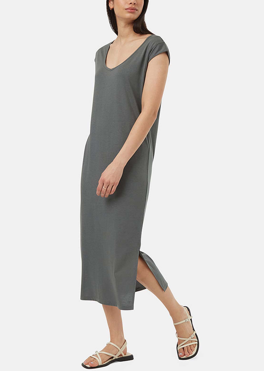 Tentree Women's TreeBlend V-Neck Midi Dress