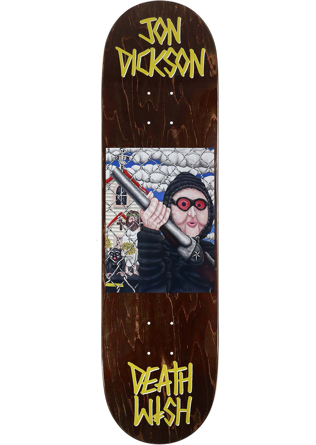 Deathwish Dickson All Screwed Up Skateboard Deck Low Shipping Cheap Pice