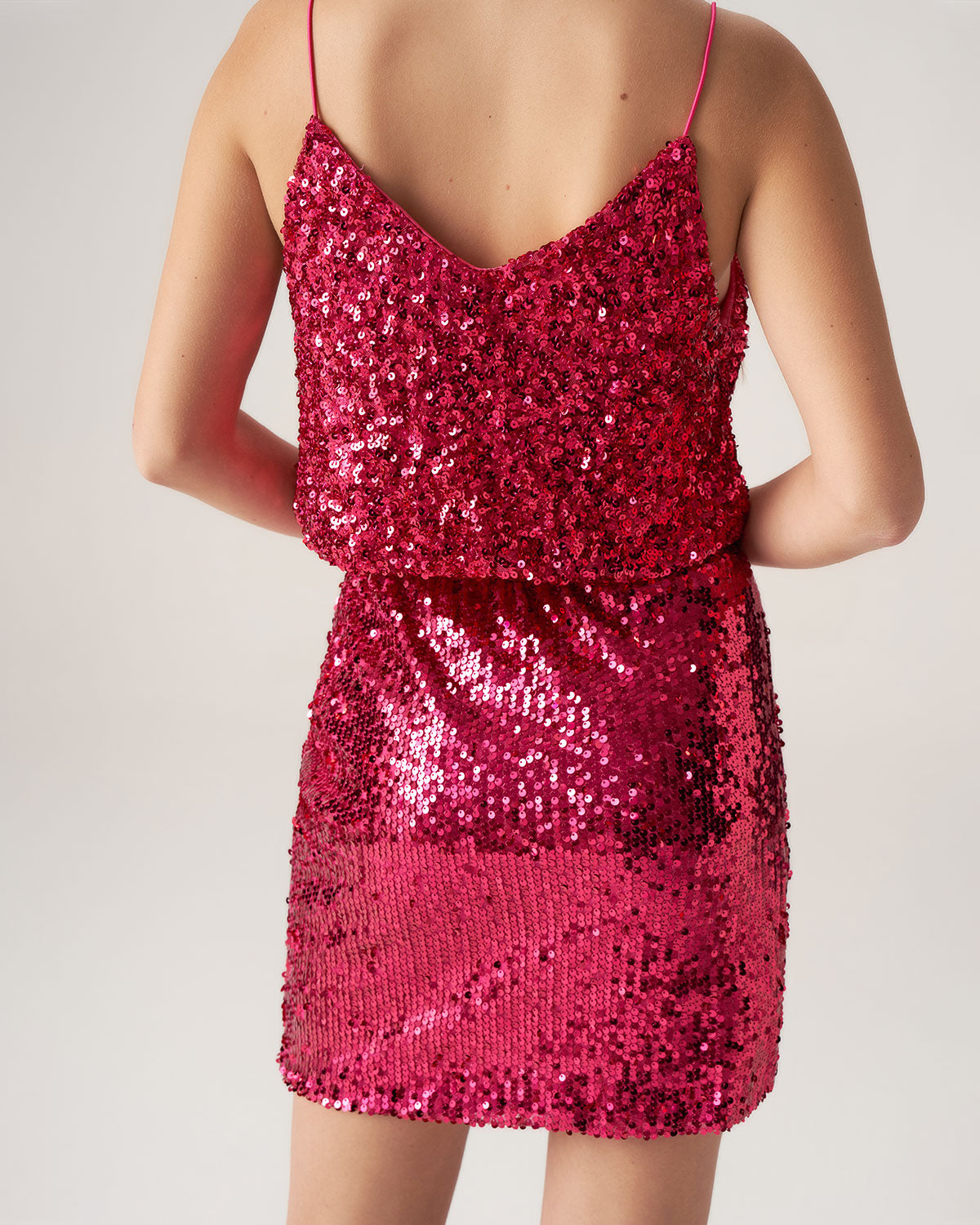 Bettydress Red Sequins Straight Mini Skirt The Cheapest For Sale