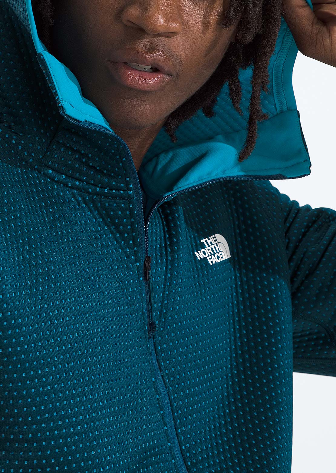 The North Face Men's Dotknit Thermal Full Zip Hood