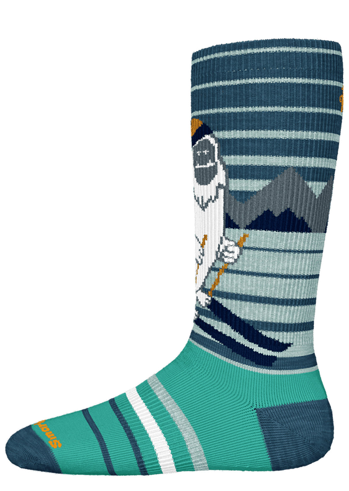 Smartwool Junior Wintersport Full Cushion Yeti Pattern OTC Socks Sale Clearance