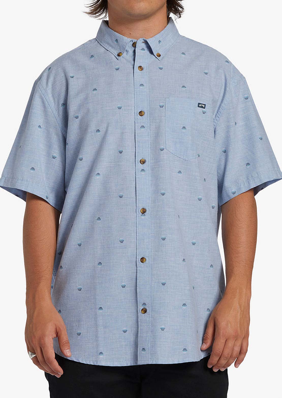 Billabong Men's All Day Jacquard Button Up Shirt