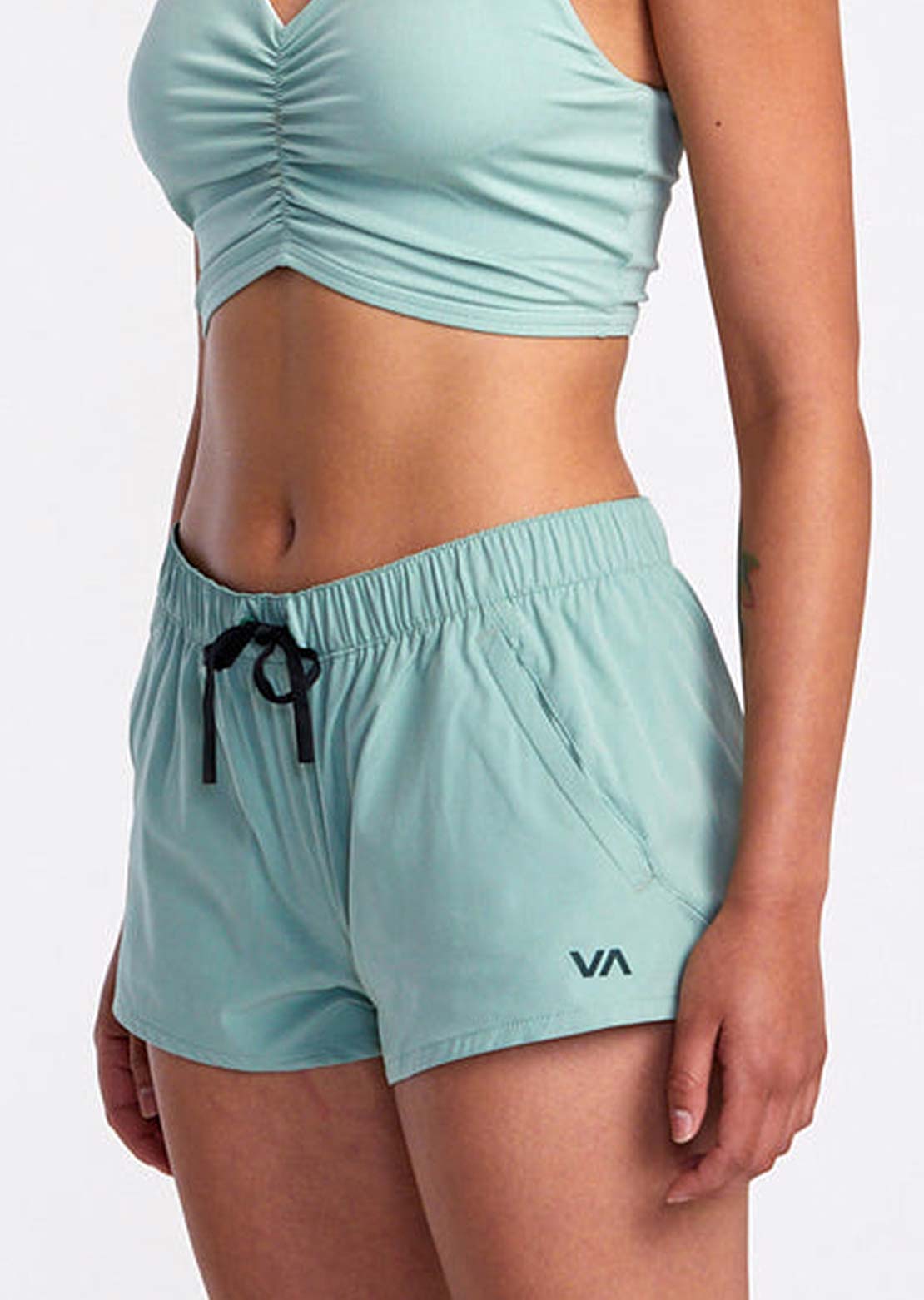 RVCA Women's VA Essential Low-Rise Yogger Shorts