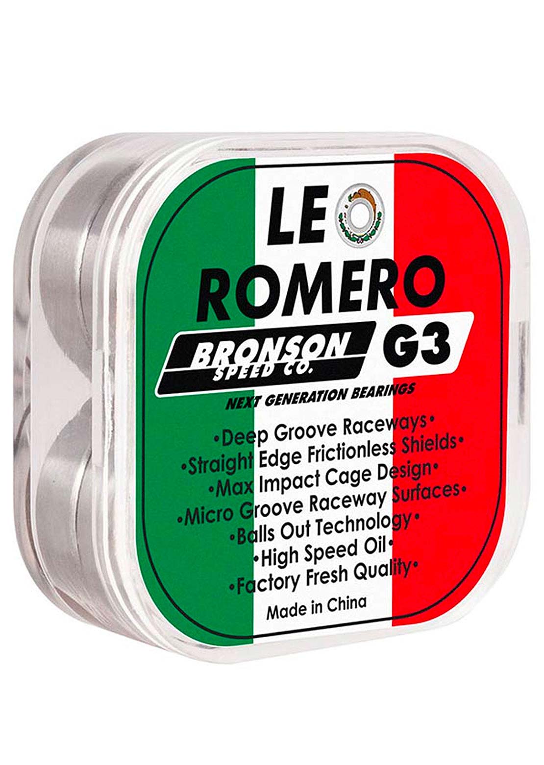 Bronson G3 Leo Romero Skateboard Bearings 100% Authentic Sale Online