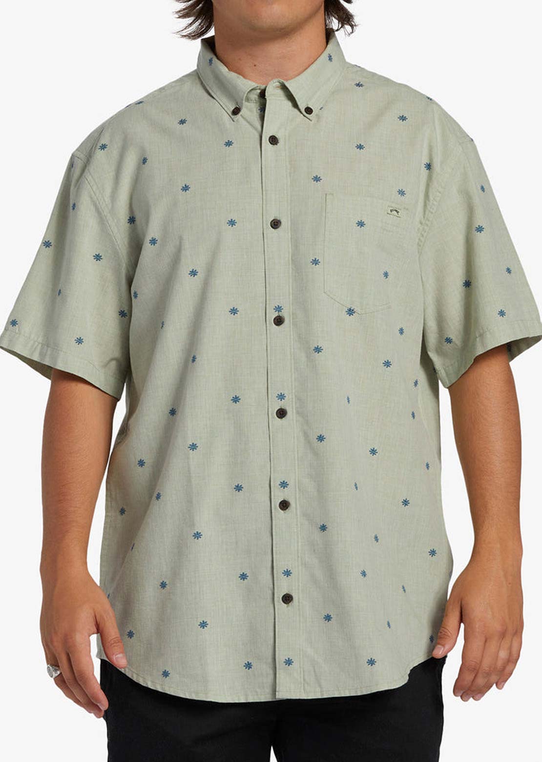 Billabong Men's All Day Jacquard Button Up Shirt