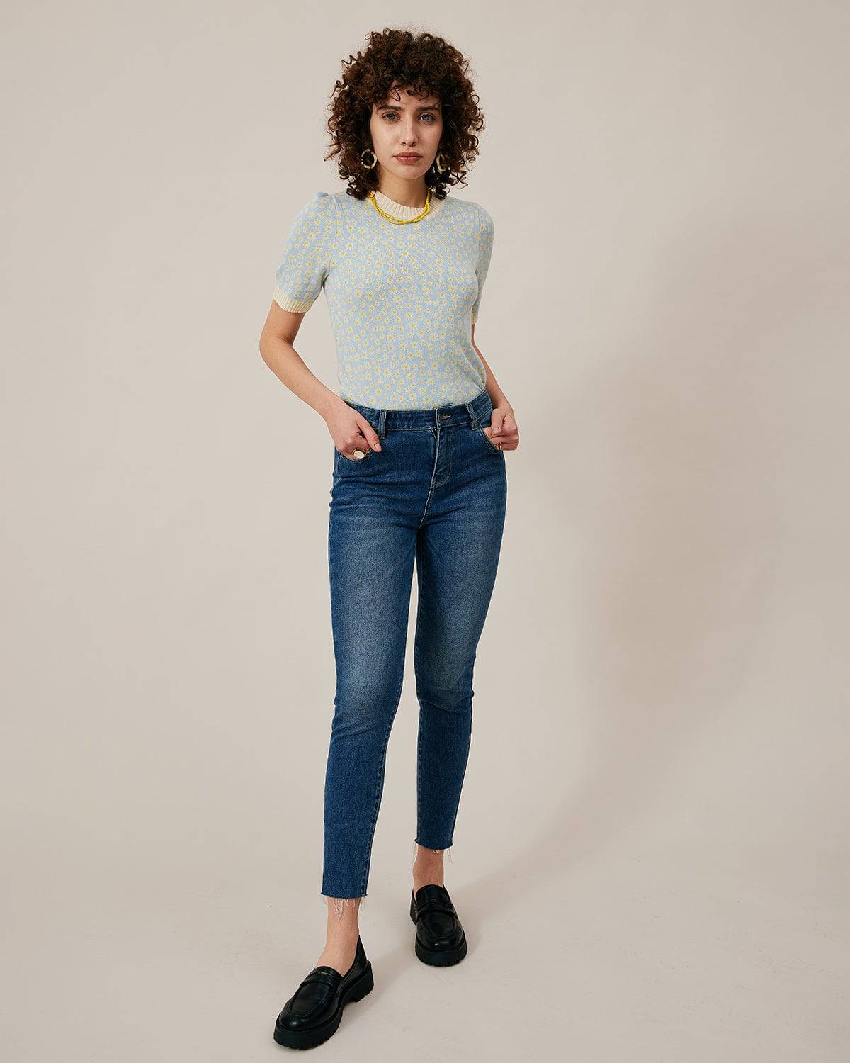 The Premium-fabric High-rise Skinny Jeans Discount