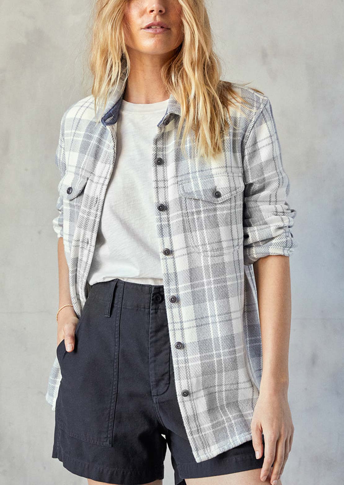 Outerknown Women's Blanket Button Up Shirt