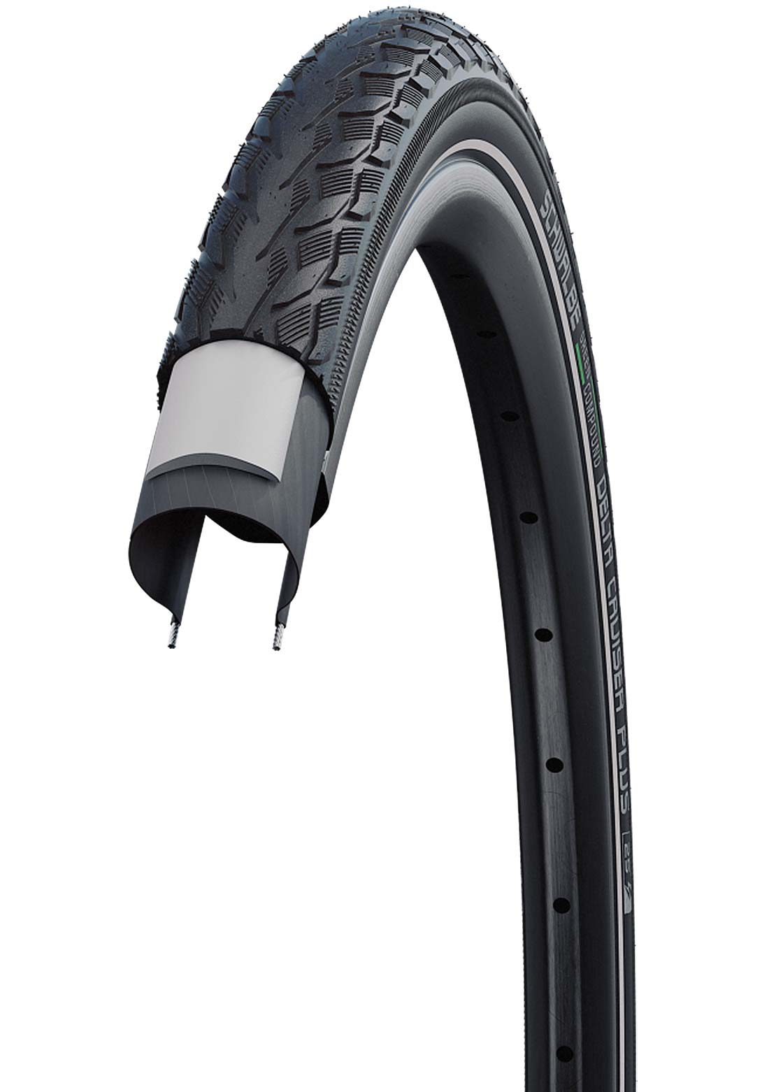 Schwalbe Delta Cruiser Plus Active Twin PG 700x28 Wire 50TPI 100PSI Tire Free Shipping Browse