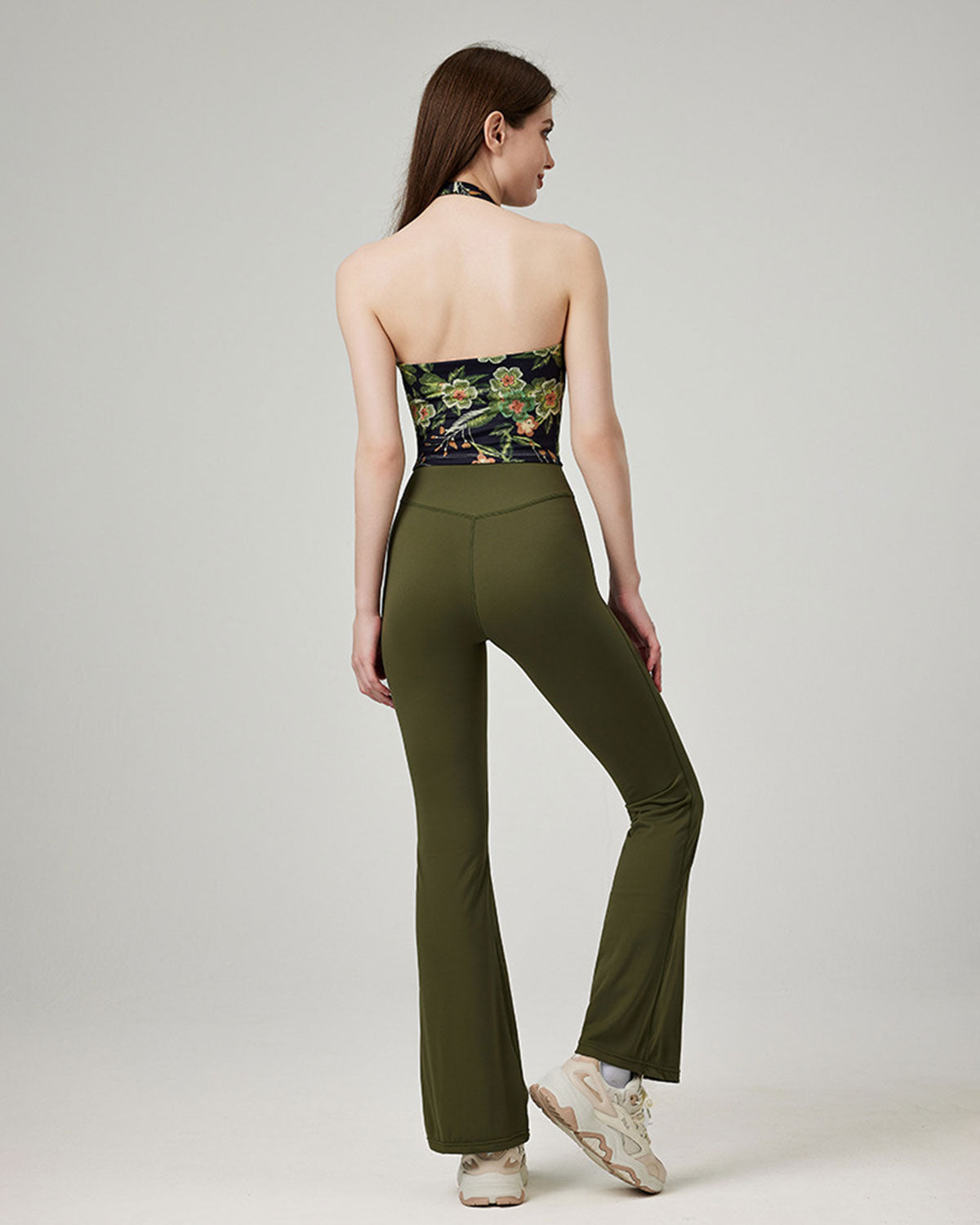 Green Floral Camis - Medium Support Footlocker Finishline Sale Online