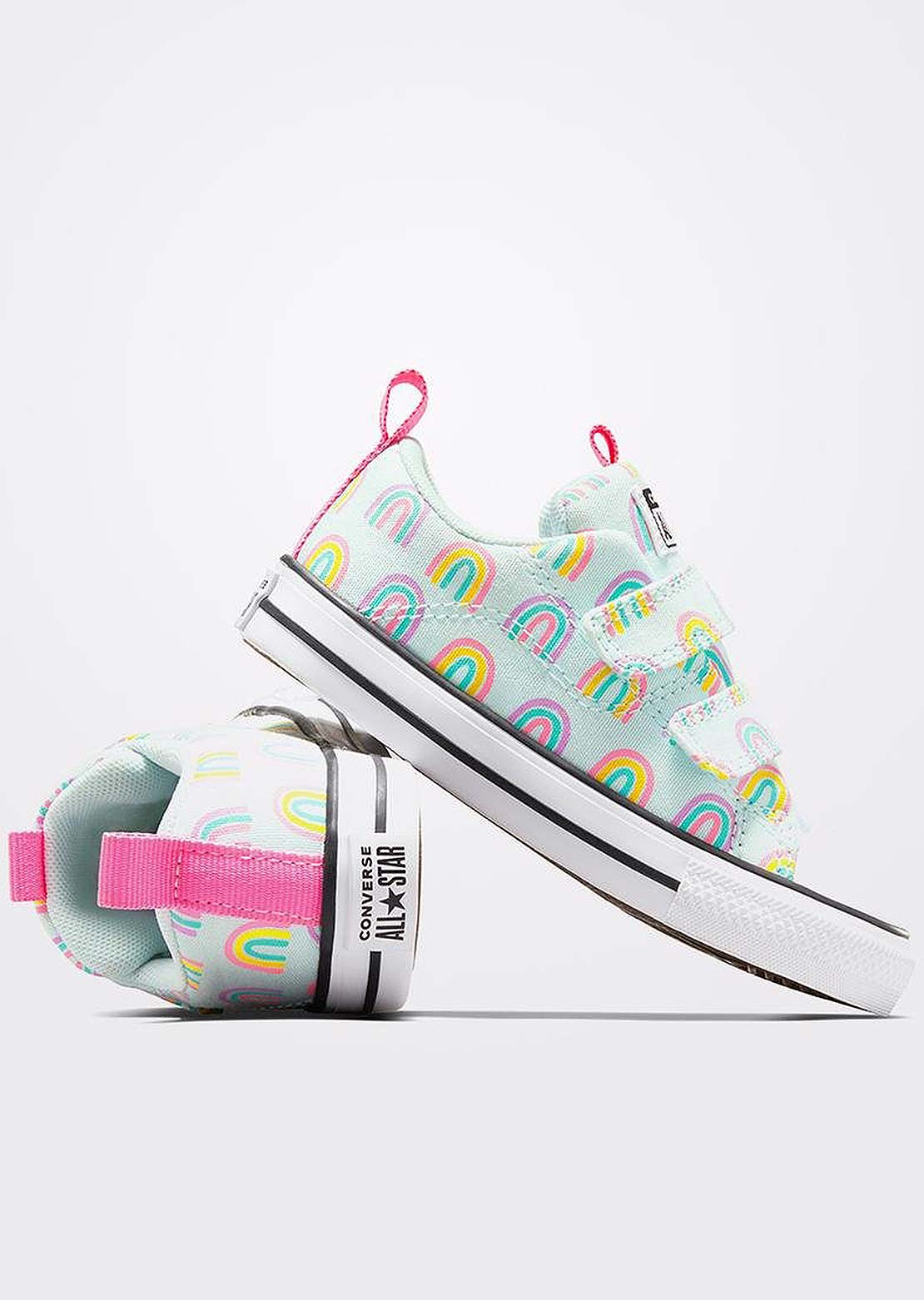 Converse Toddler Chuck Taylor All Star Rave Easy-On Rainbow Shoes Inexpensive