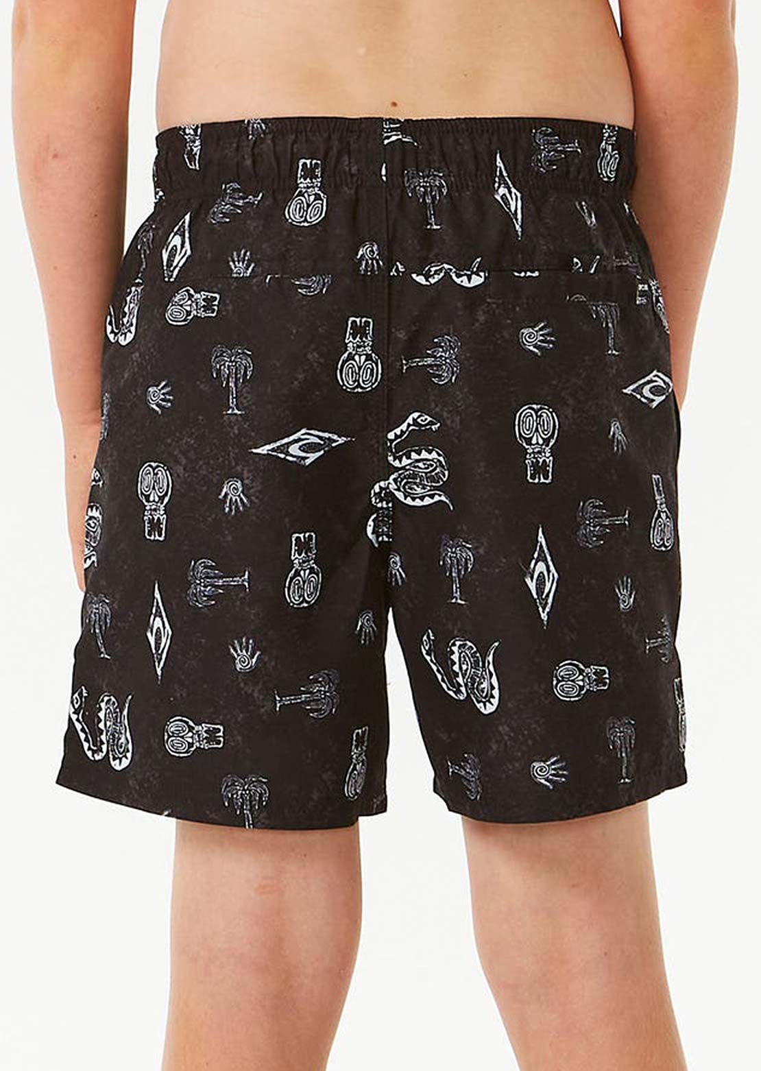 Rip Curl Junior Lost Islands Motif Volley Shorts Discount Inexpensive