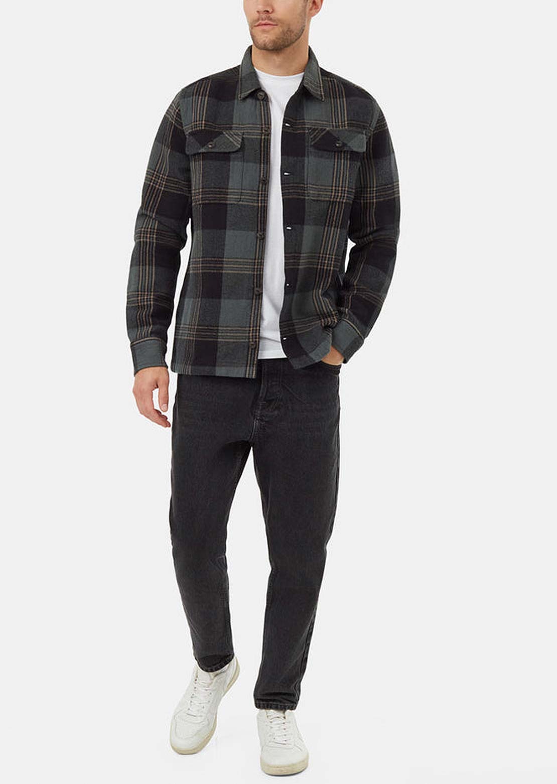 Tentree Men's Heavy Weight Flannel Jacket