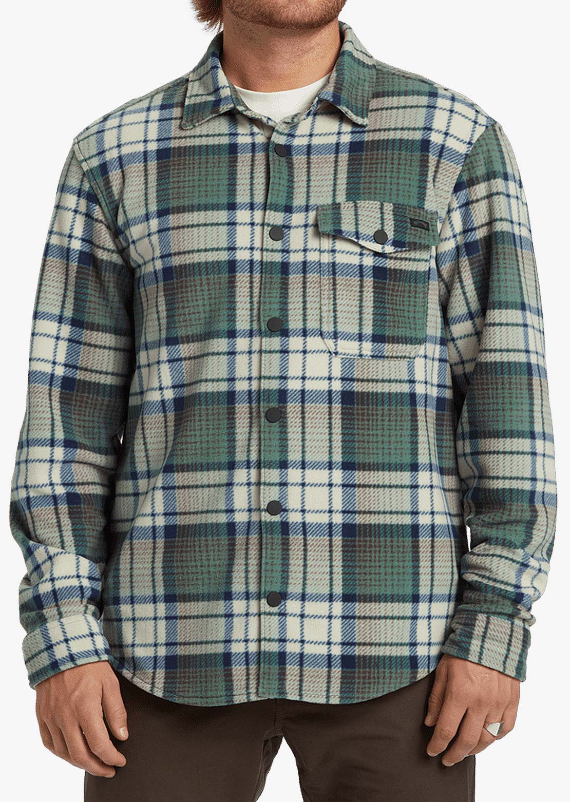 Billabong Men's Furnace Flannel Button Up Shirt