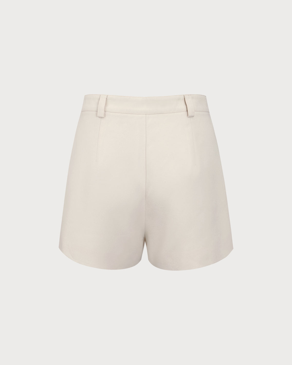 Beige Striped Pocket Shorts Online Cheap Online