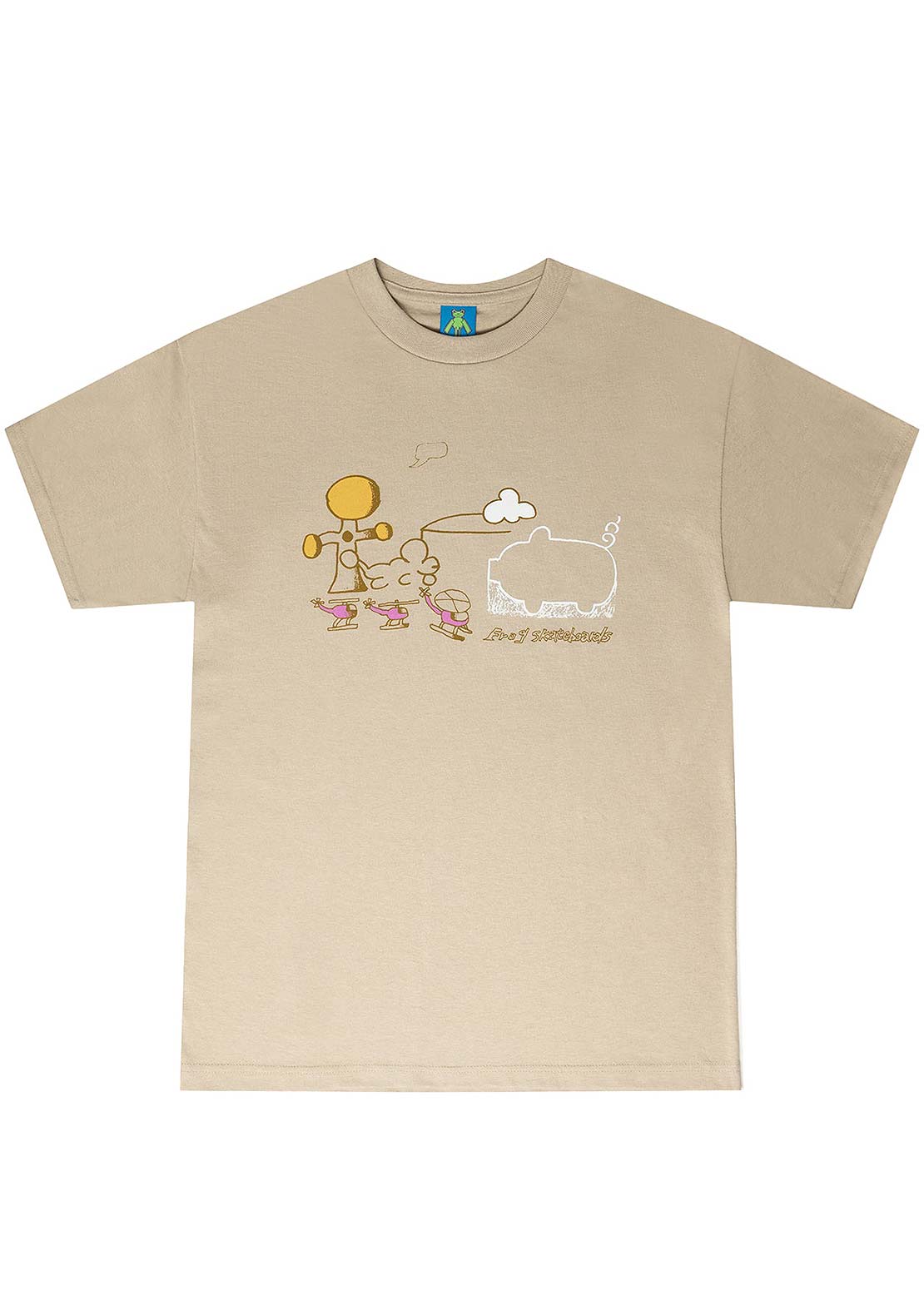 Frog Skateboards Cloud Land T-Shirt Sast For Sale