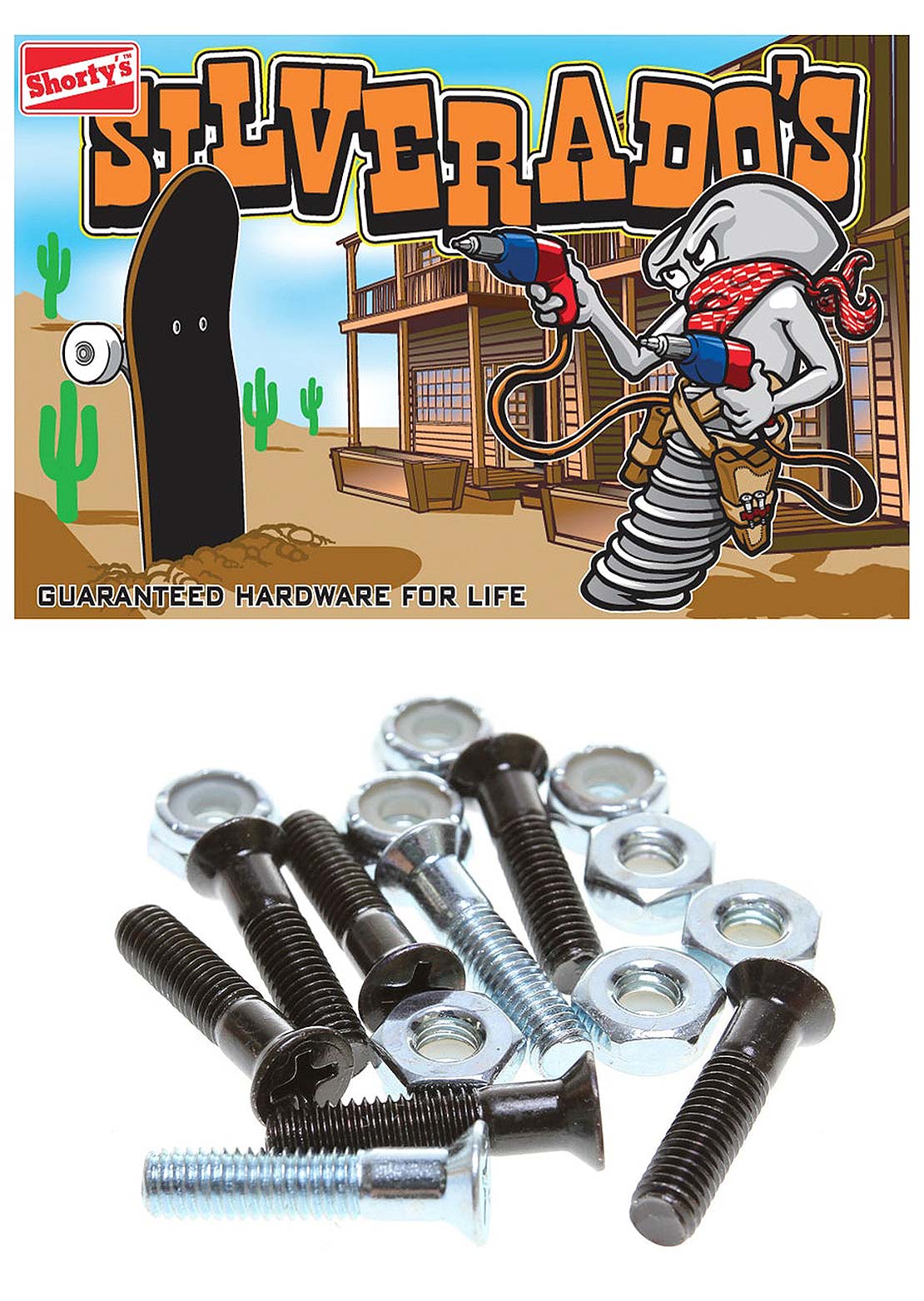 Shorty's Silverados Phillips Skateboard Hardware