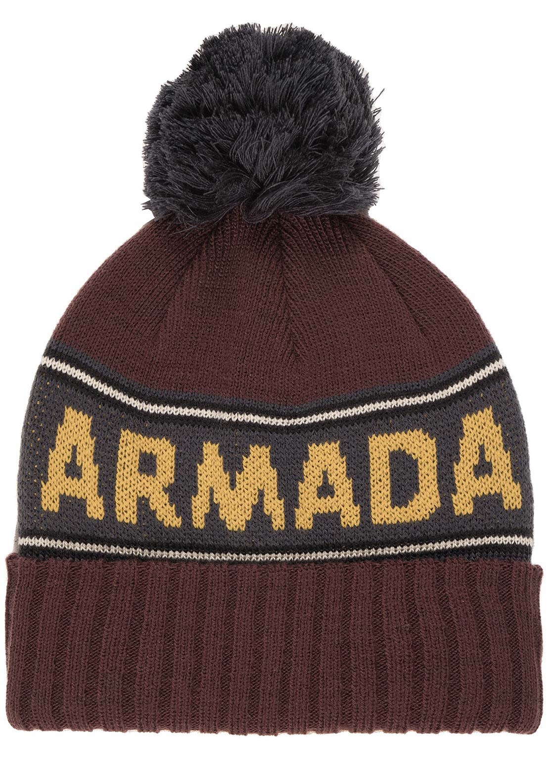 Armada Unisex Jacquard Knit Pom Beanie High Quality For Sale