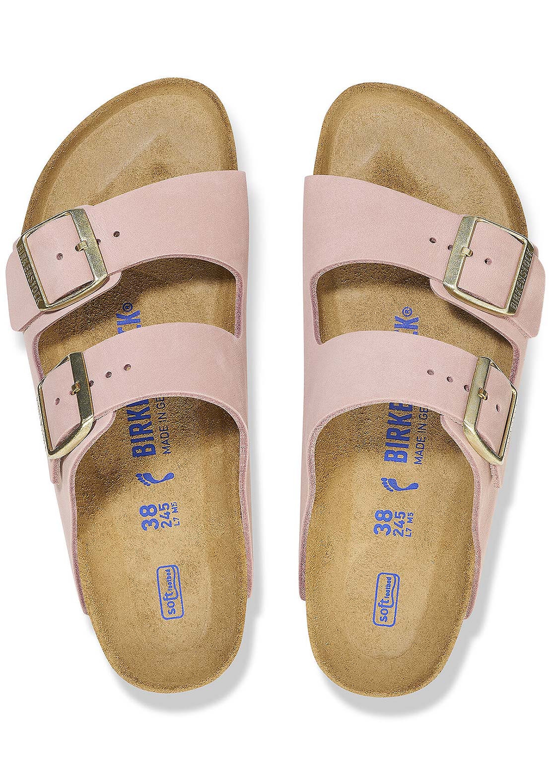 Birkenstock Women's Arizona SFB Nubuck Regular Sandals