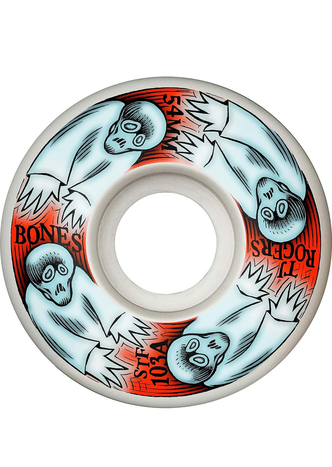 Bones Rogers Whirling Specters V3 Slims 103A STF Skateboard Wheels Free Shipping Genuine