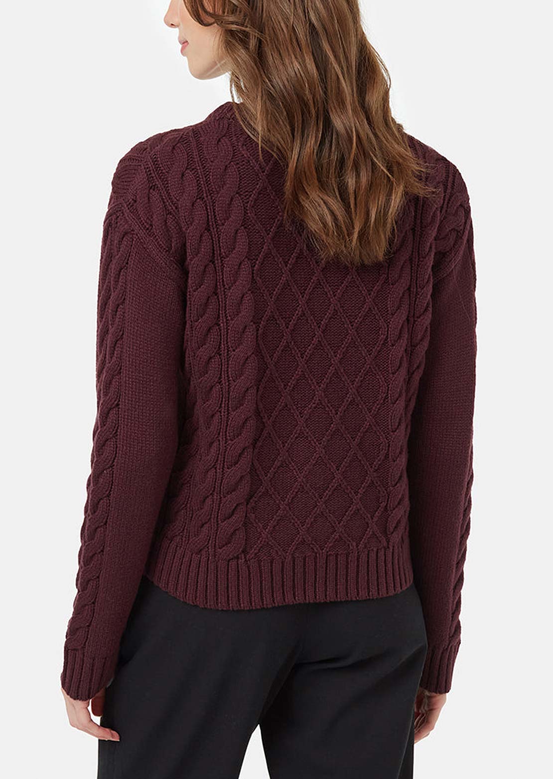 Tentree Women's Highline Wool Cable Crew