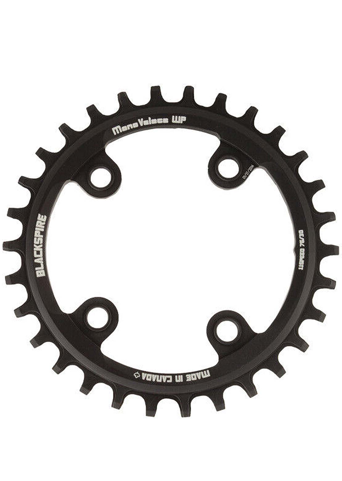 Blackspire Snaggletooth N/W  - SRAM 80BCD 32 T Chainring, 76BCD BLACK Recommend Sale Online